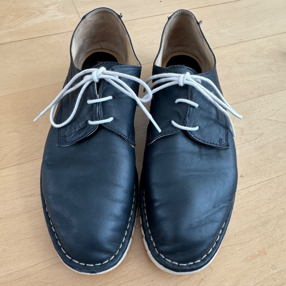 SESTO MEUCCI  leather shoe . sz 8M . made in italy . color "blue antigua" - Picture 2 of 5